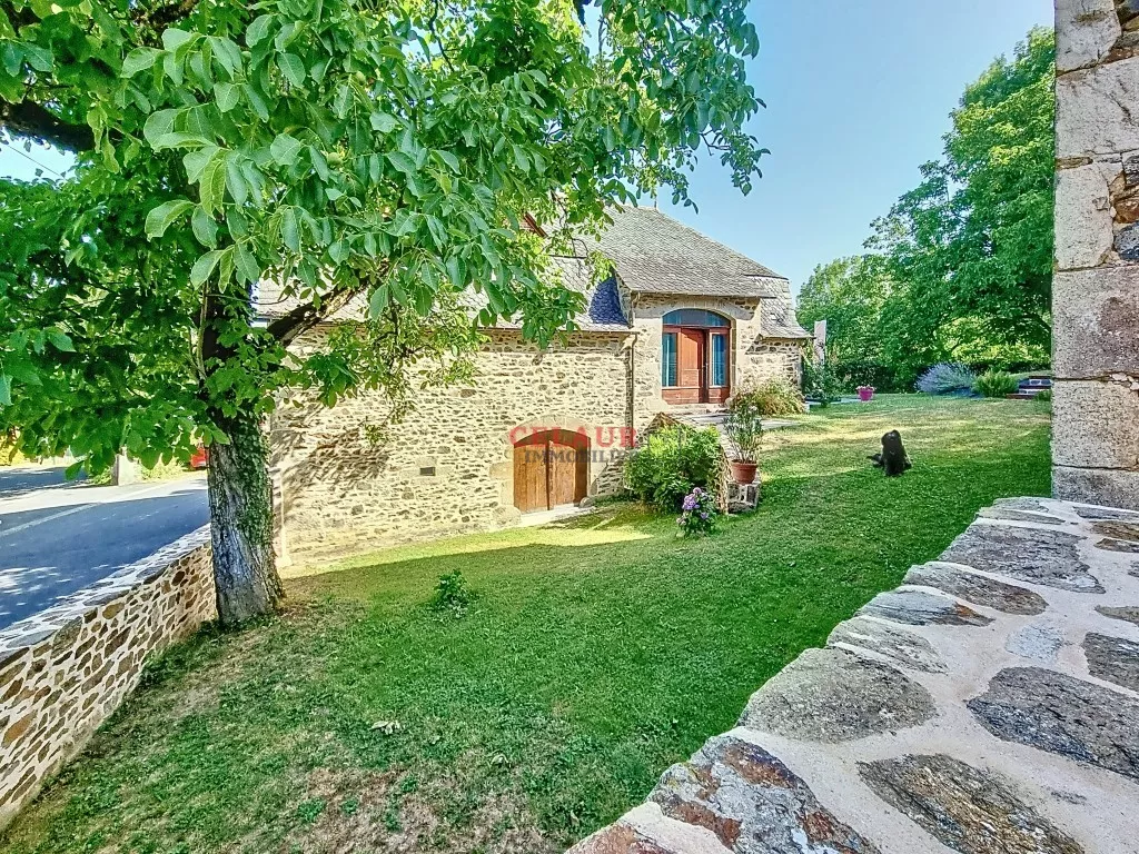 Stone building complex with swimming pool